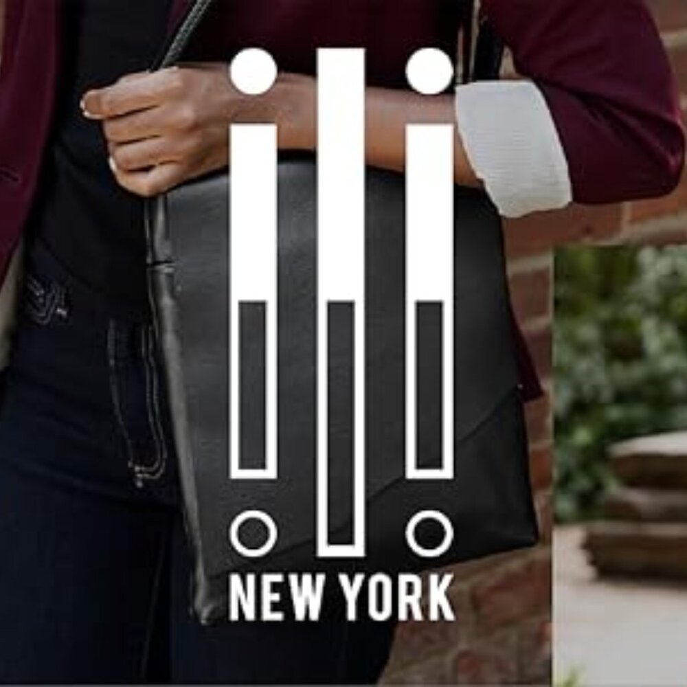 New York ili Leather Crossbody Organizer Purse - Picture 5 of 5